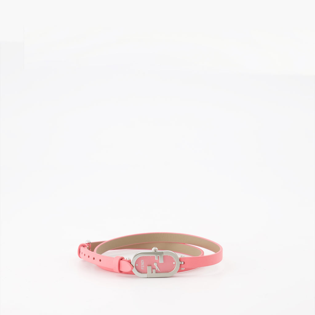 Bijoux Montre O'Lock Vertical Fendi Rose Femme