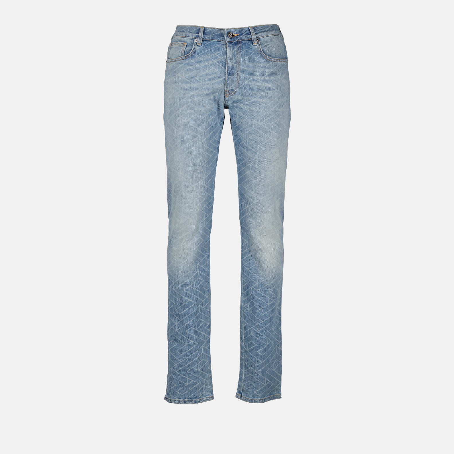 Pants Greca denim pants Versace Blue Man