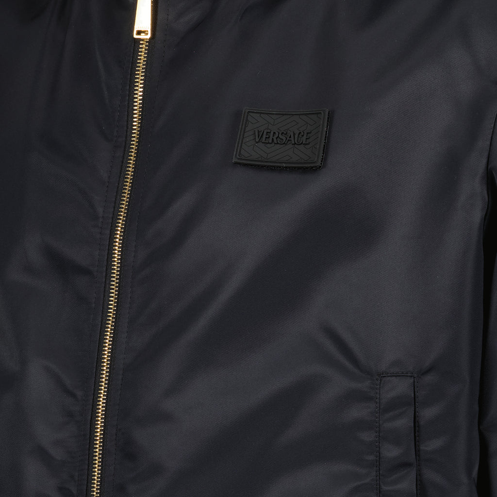 Jackets Barocco 660 reversible bomber jacket Versace Blue Homme