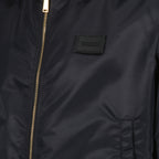 Jackets Barocco 660 reversible bomber jacket Versace Blue Homme