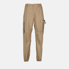 Pantalons Cargo Medusa Versace Beige Homme