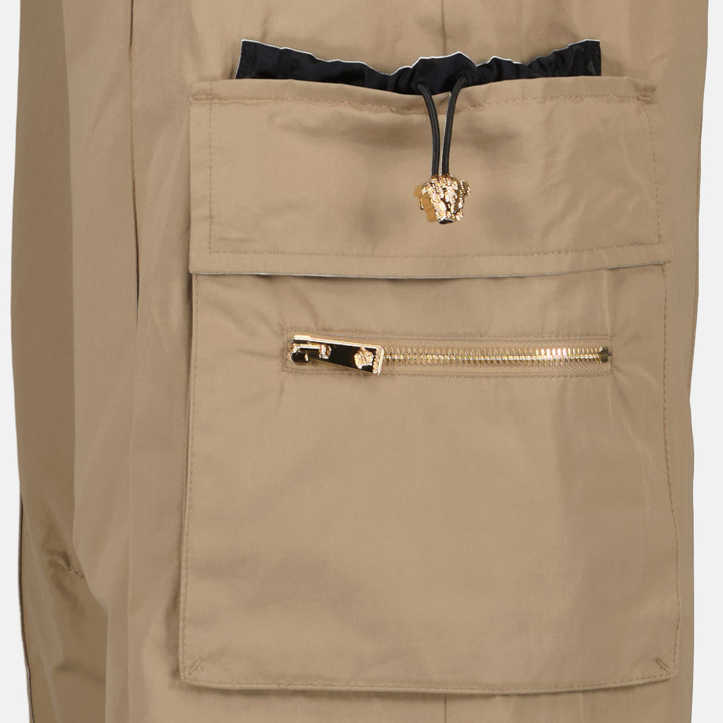 Pantalons Cargo Medusa Versace Beige Homme