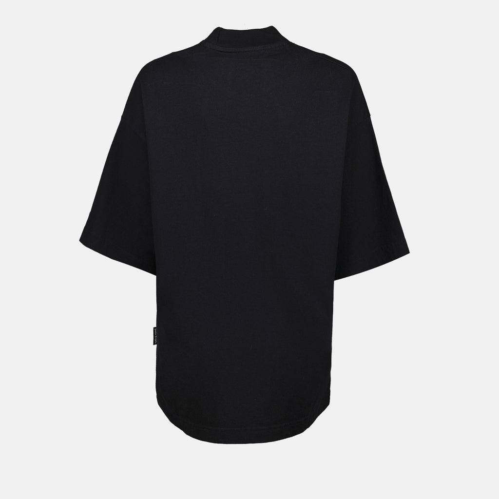 Tシャツ カレッジTシャツ Palm Angels 黒 女性