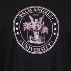 Tシャツ カレッジTシャツ Palm Angels 黒 女性