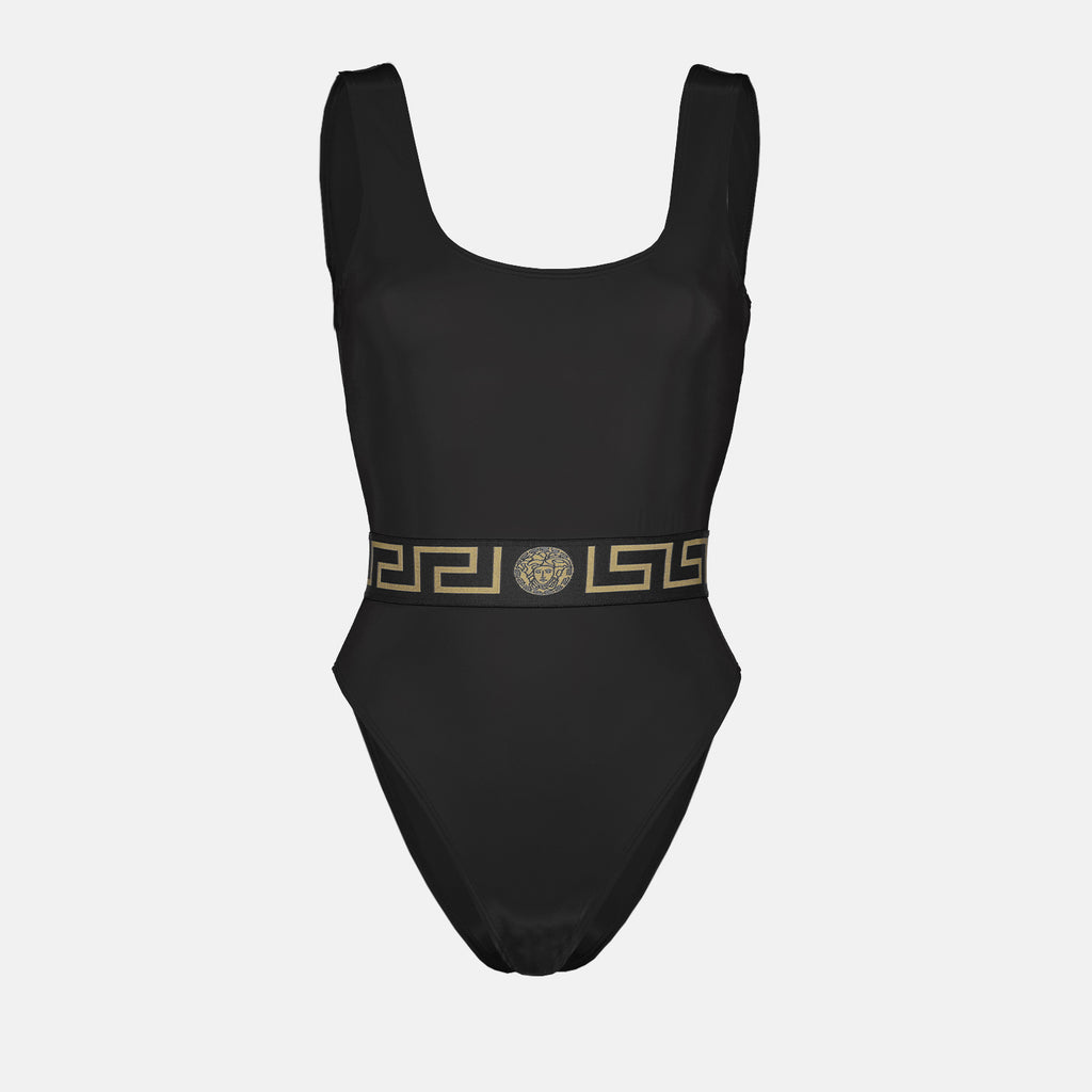 Beachwear Maillot de bain Greca Versace Noir Femme