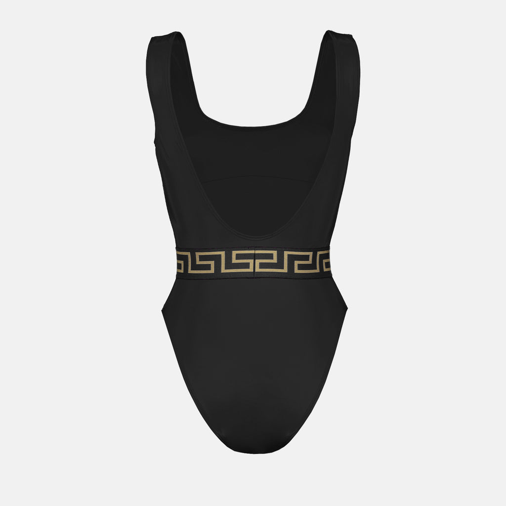 Beachwear Maillot de bain Greca Versace Noir Femme