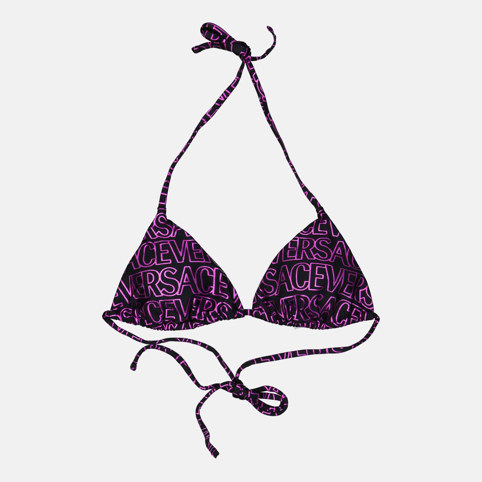 Beachwear Haut de bikini Versace Violet Femme