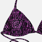 Beachwear Haut de bikini Versace Violet Femme