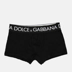 Sous-vêtements et homewear Boxer à logo Dolce & Gabbana Noir Homme