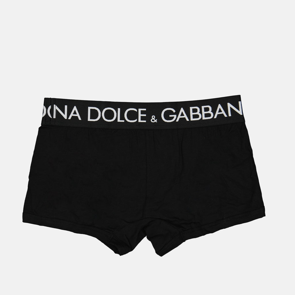 Sous-vêtements et homewear Boxer à logo Dolce & Gabbana Noir Homme