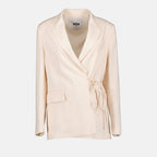 Jackets Blazer Jacket MSGM White Femme