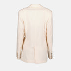 Jackets Blazer Jacket MSGM White Femme