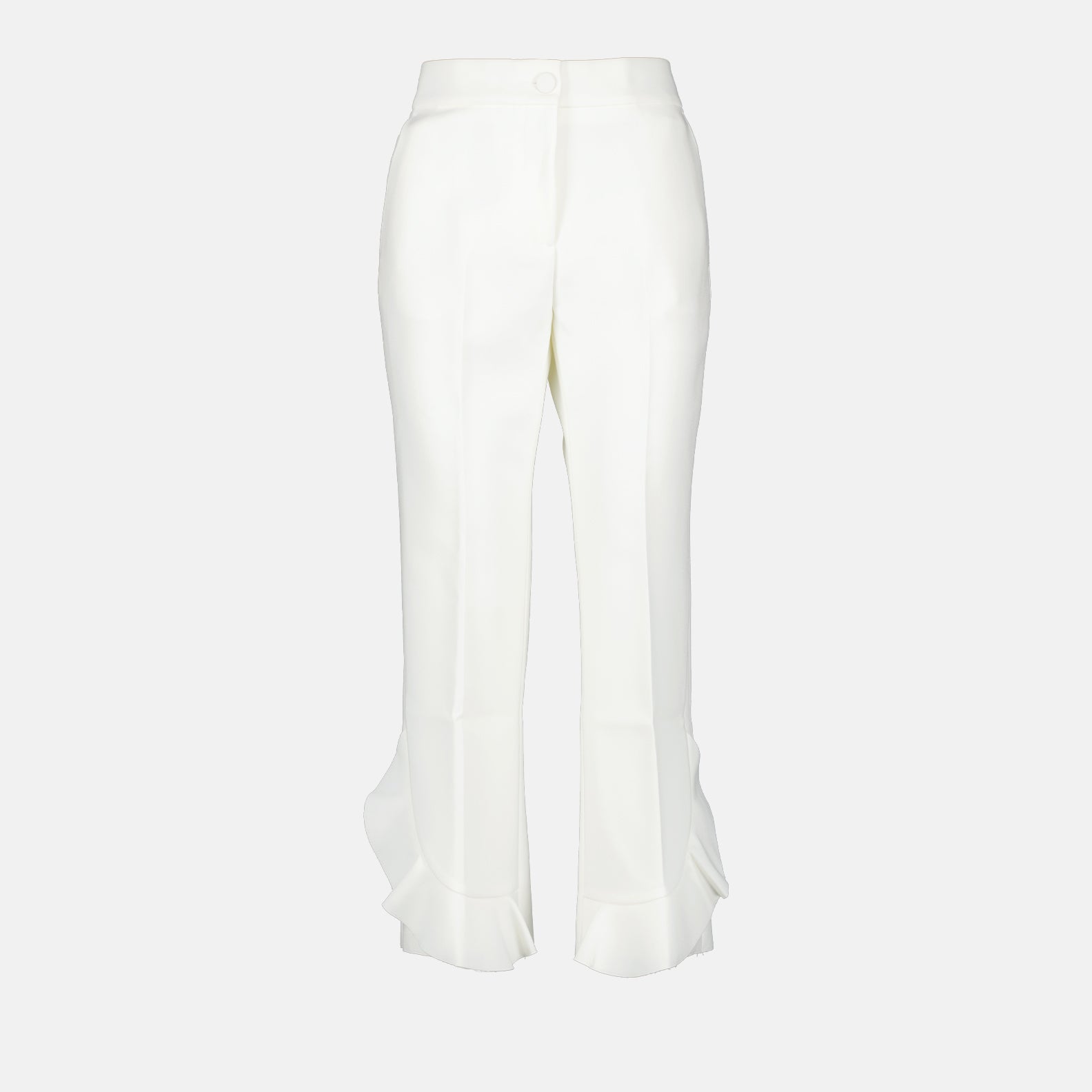 Pantalones Pantalon à volants MSGM Blanco Femme