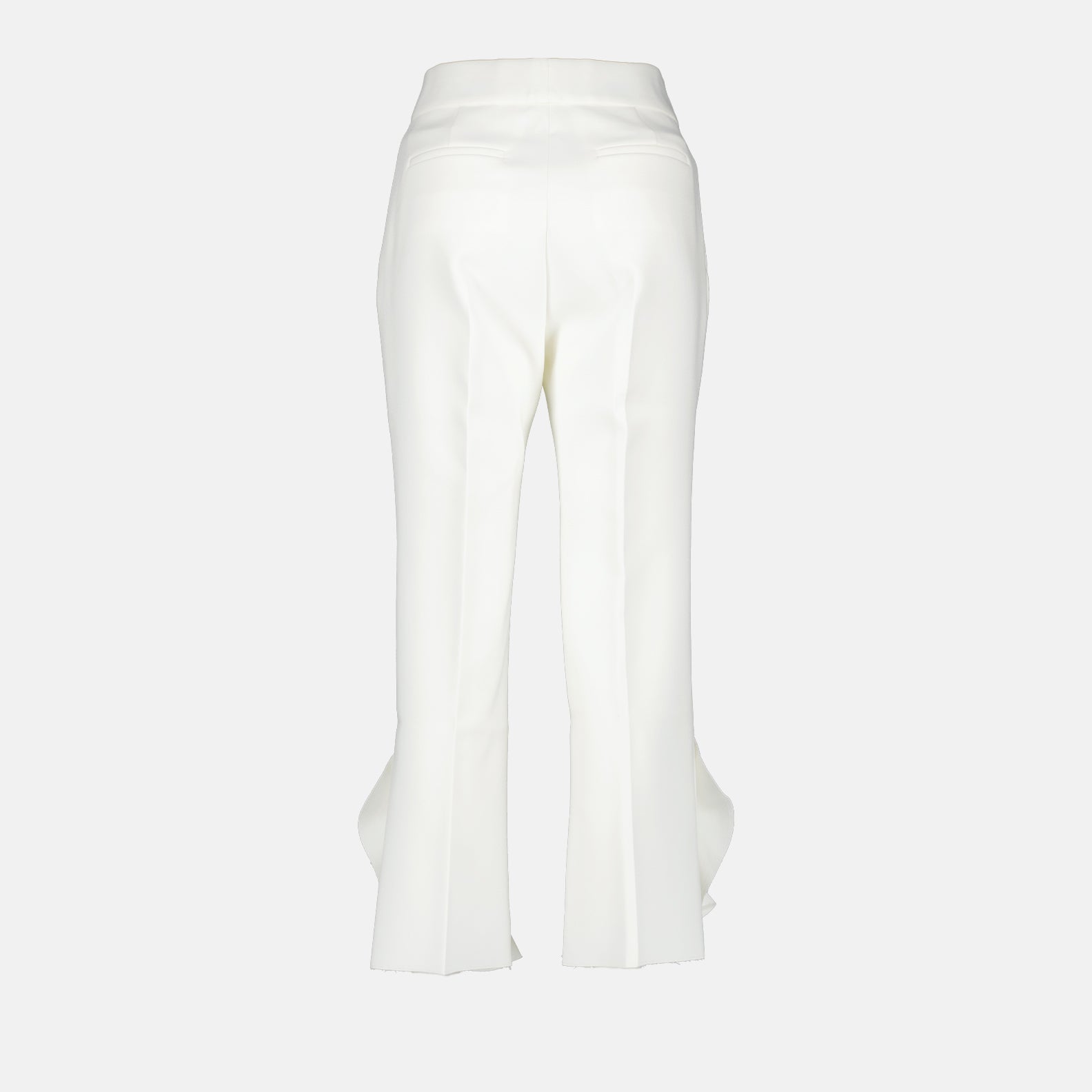 Pantalones Pantalon à volants MSGM Blanco Femme