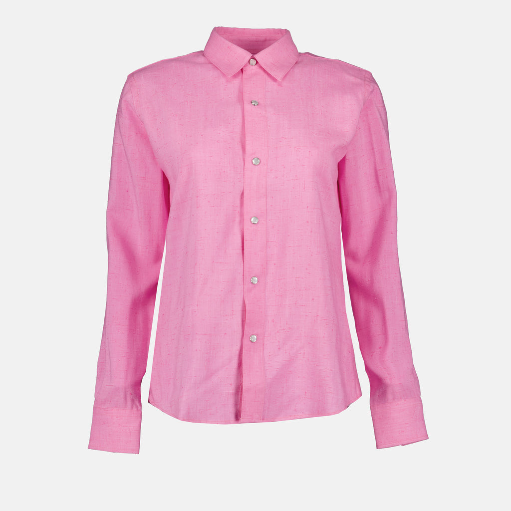 Camisas Camisa em viscose Ami PARIS Rosa Femme