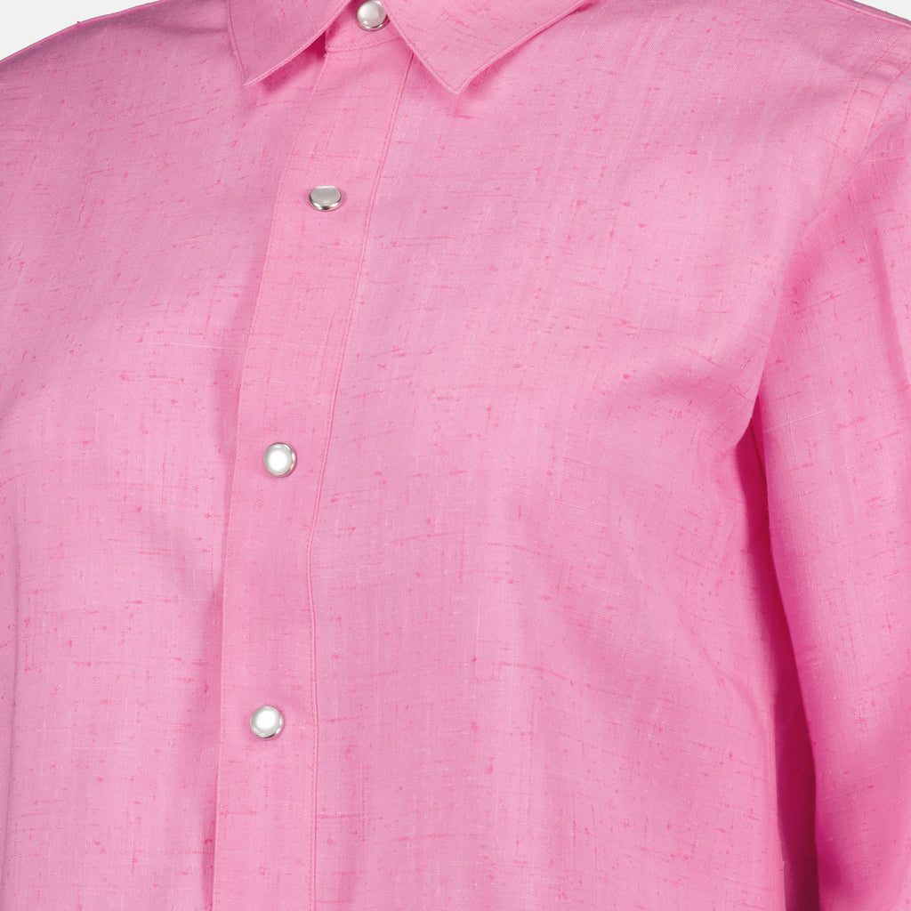 Camisas Camisa em viscose Ami PARIS Rosa Femme