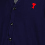 Maille Cardigan Ami de Coeur Ami PARIS Bleu Homme