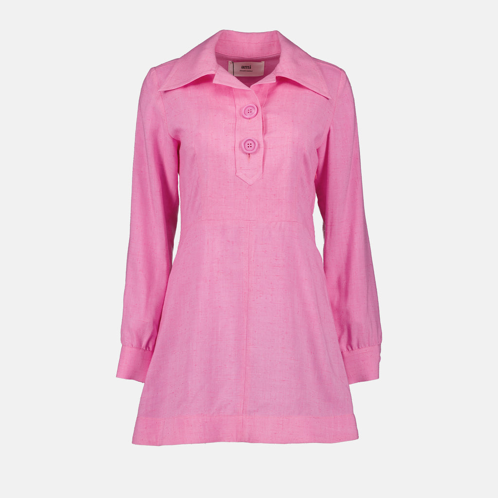 Dresses Viscose dress Ami PARIS Pink Women