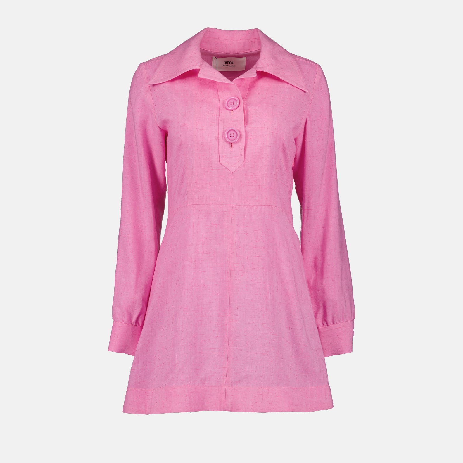 Vestidos Robe en viscose Ami PARIS Rosa Femme