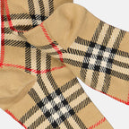 Roupa íntima e homewear Chaussettes à carreaux Burberry Bege Unissex