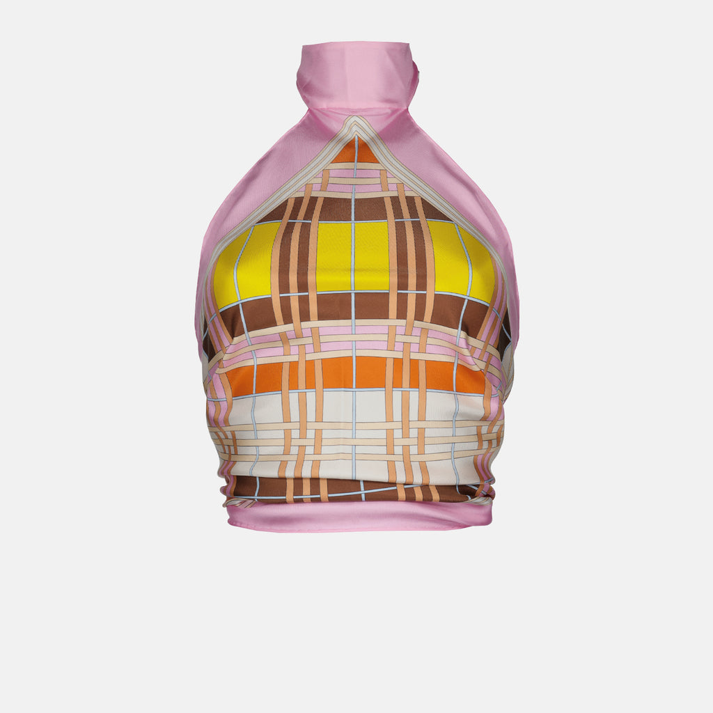 Tops Top en soie Burberry Rosa Femme