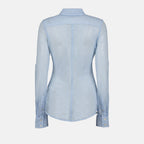 Camisas Chemise ajourée Victoria Beckham Azul Femme