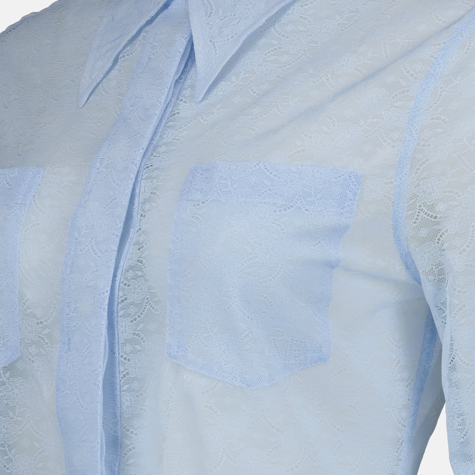 Camisas Chemise ajourée Victoria Beckham Azul Femme