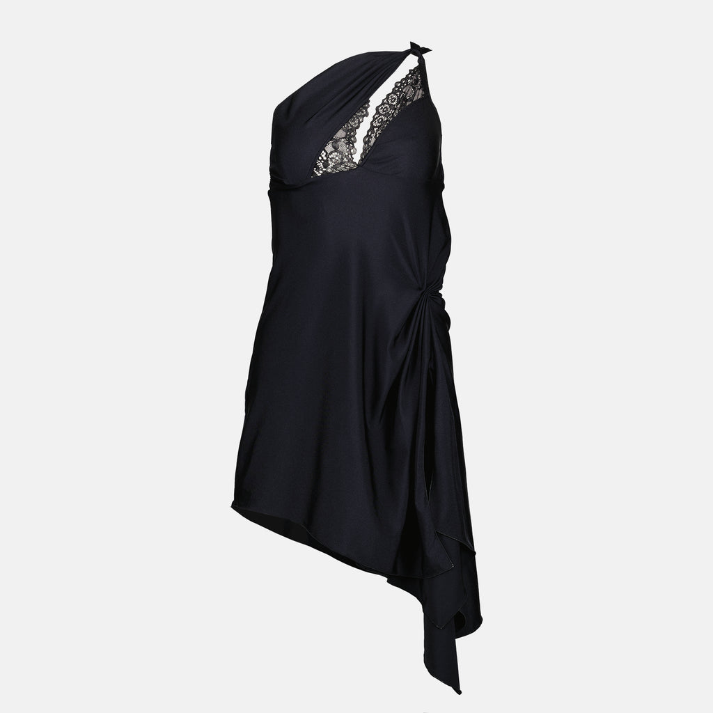 Vestidos Robe asymétrique Coperni Preto Femme