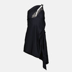 Vestidos Robe asymétrique Coperni Preto Femme