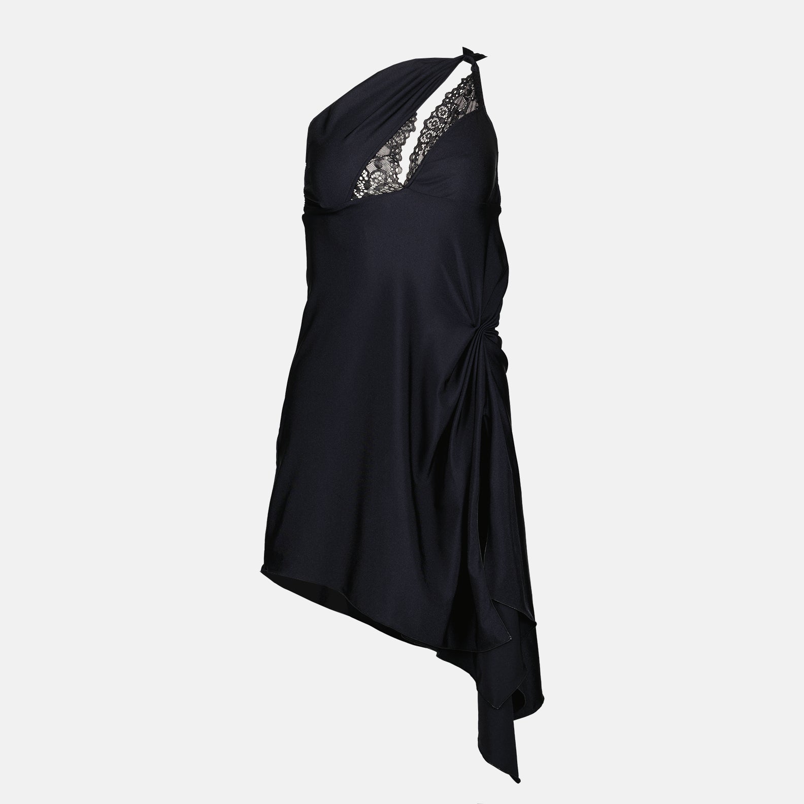 Vestidos Robe asymétrique Coperni Preto Femme