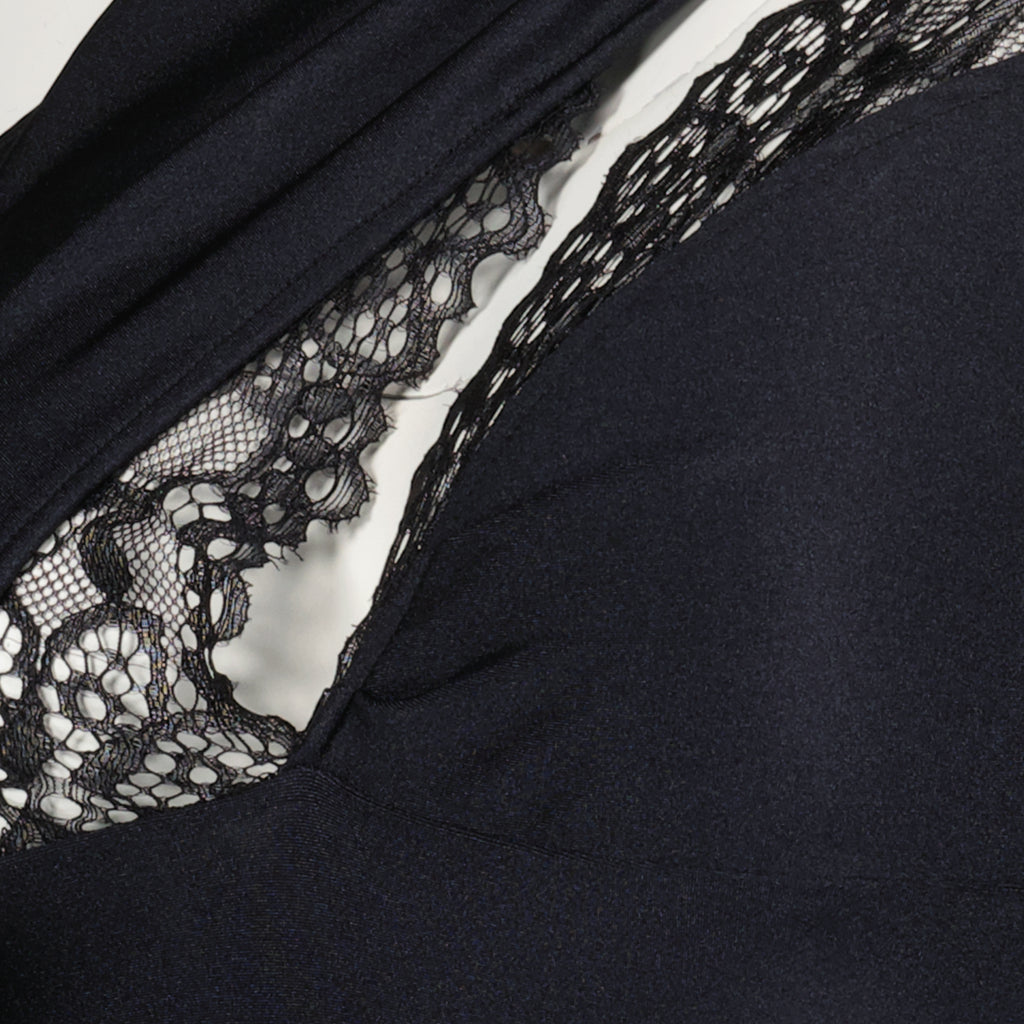 Vestidos Robe asymétrique Coperni Preto Femme