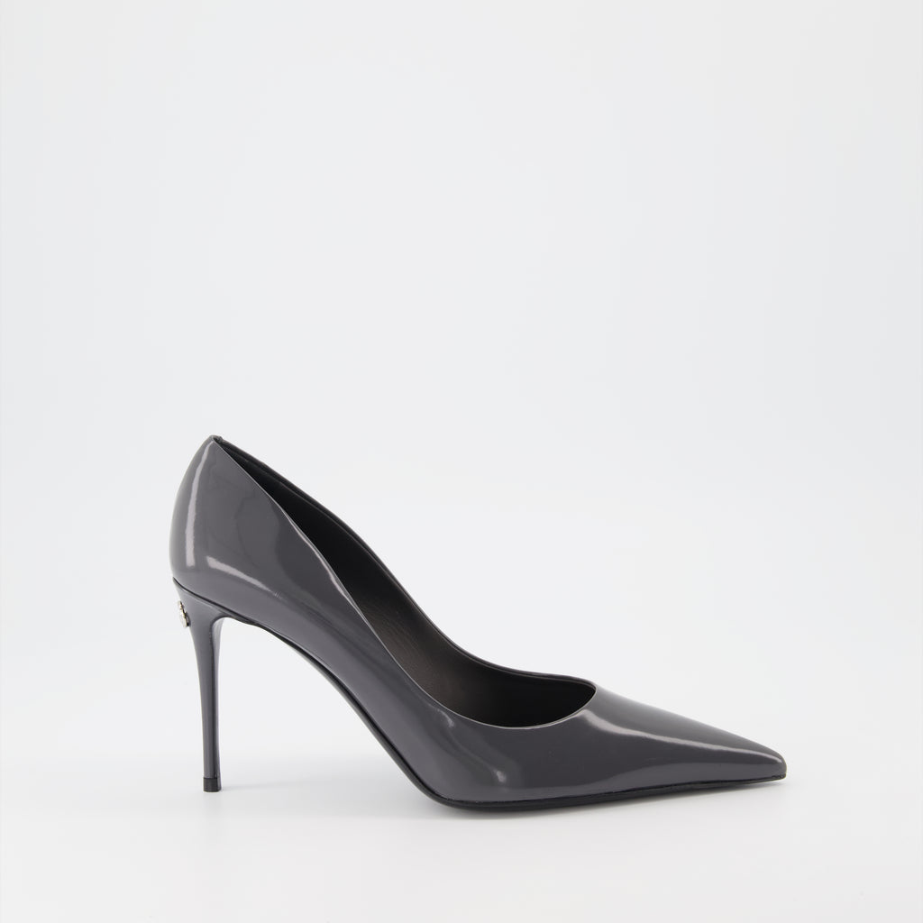 Escarpins Escarpins en cuir Dolce & Gabbana Gris Femme