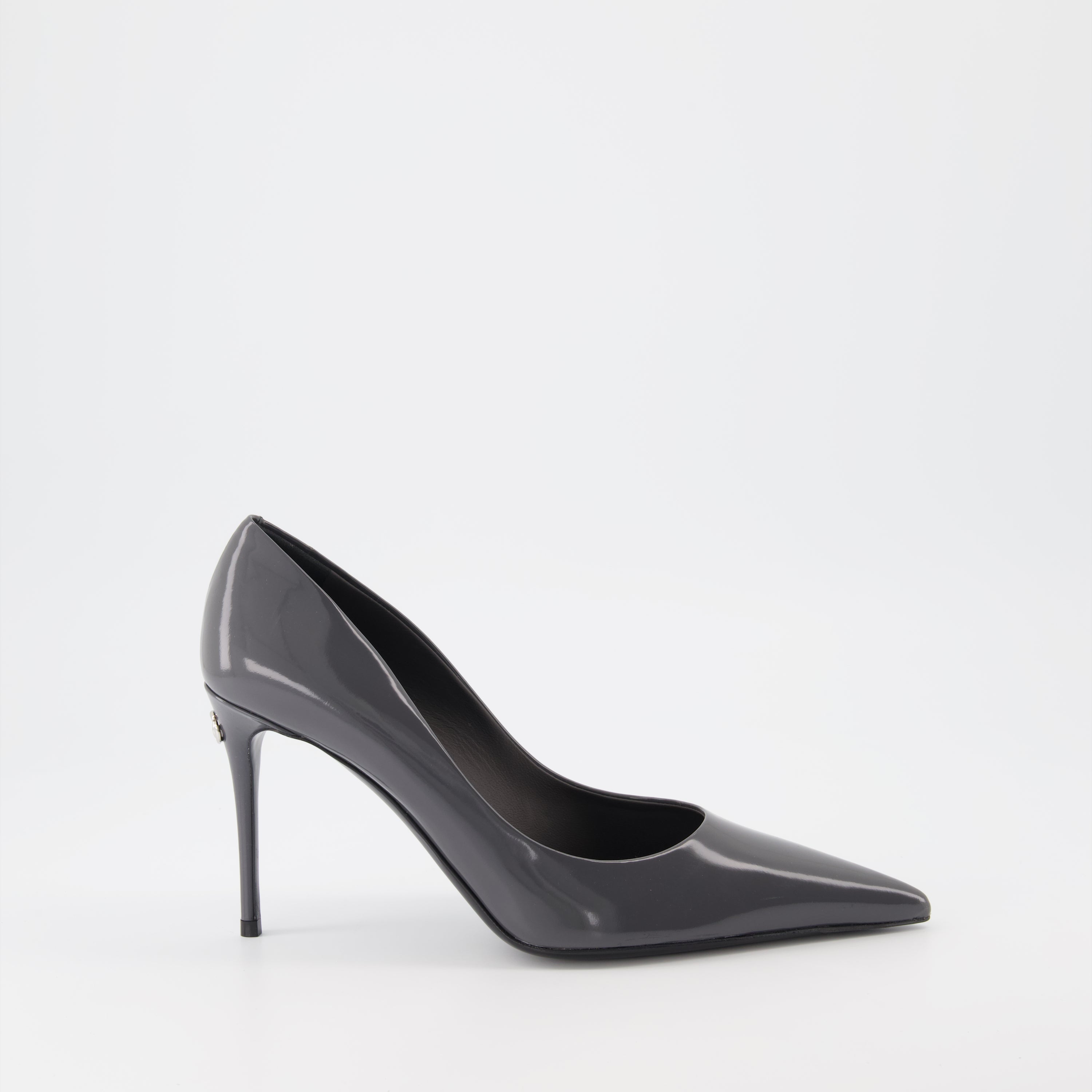 Escarpins Escarpins en cuir Dolce & Gabbana Gris Femme