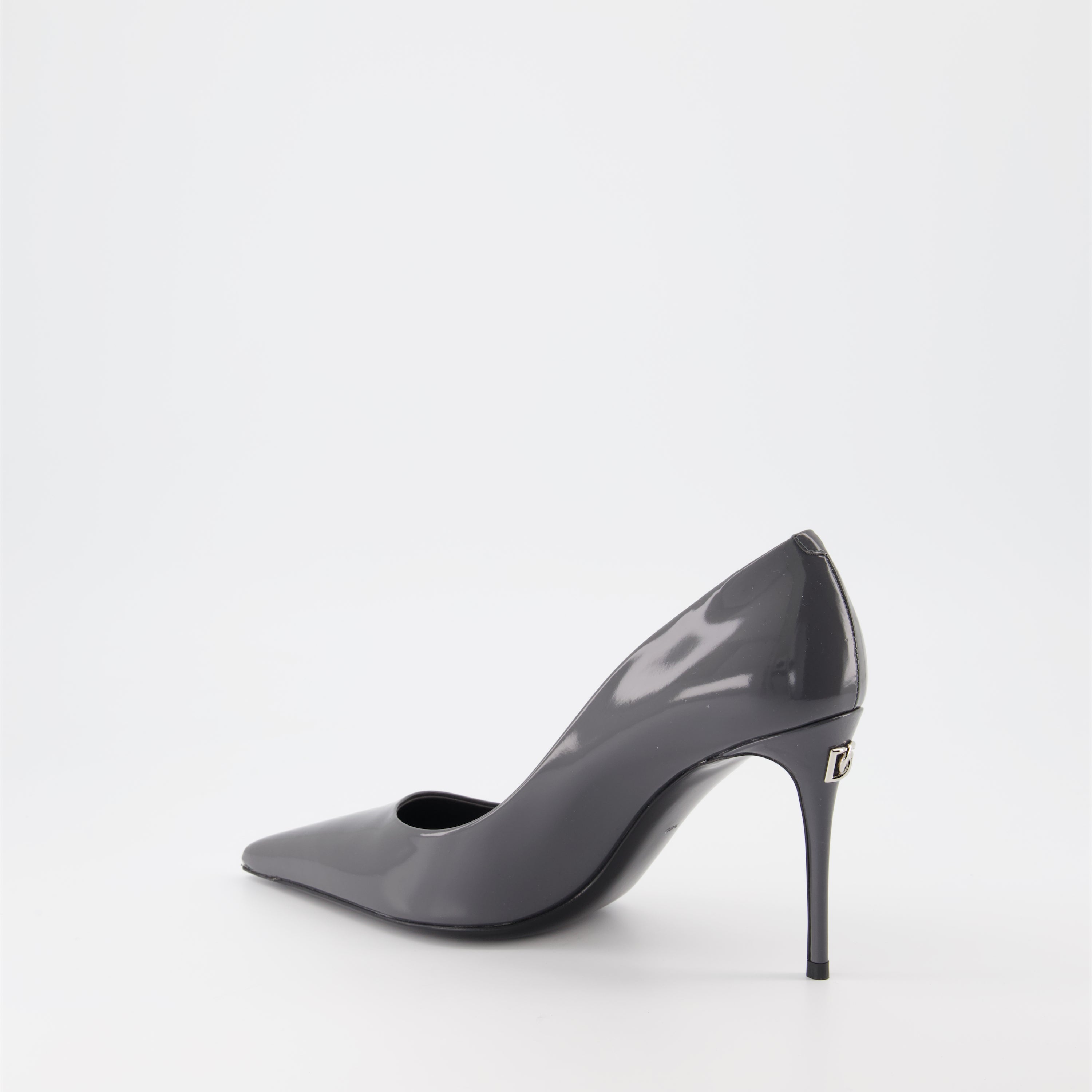 Escarpins Escarpins en cuir Dolce & Gabbana Gris Femme