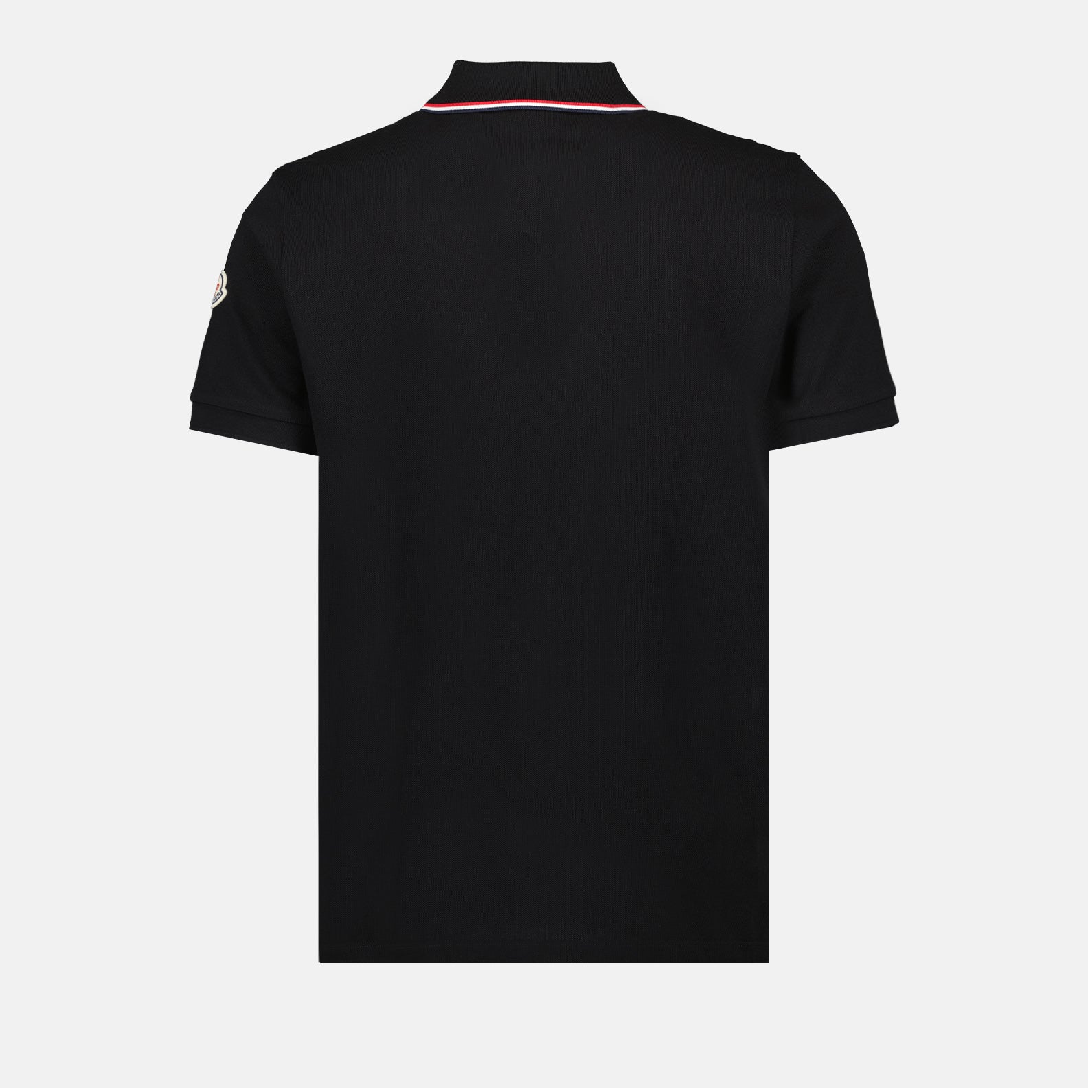 Polos Polo à logo et liseré Moncler Negro Homme