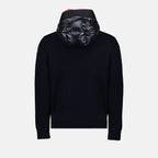 Vestes Veste bi-matière Moncler Bleu Homme