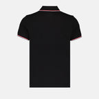 폴로 셔츠 Polo à logo et liseré Moncler 검은색 Homme
