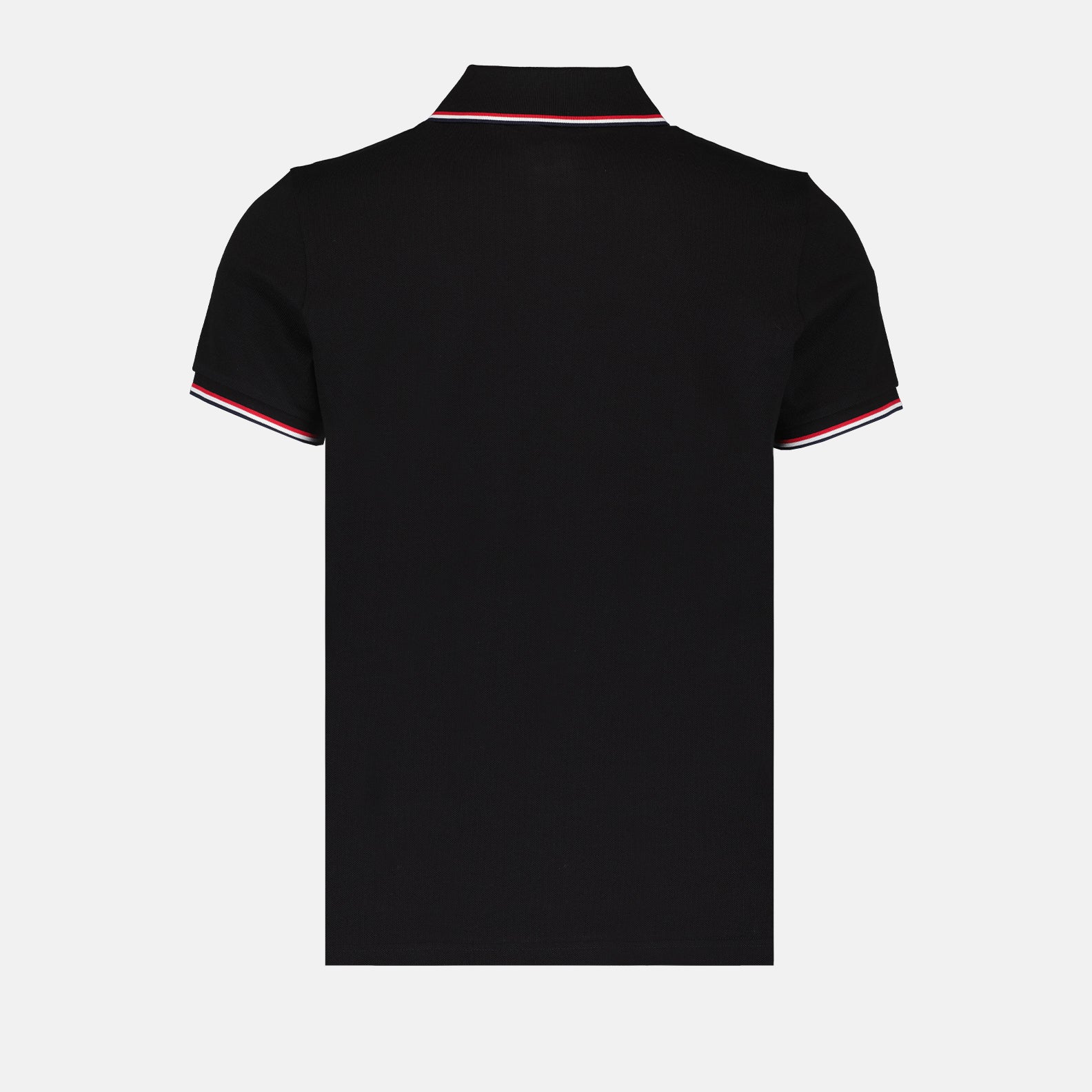 Polos Polo à logo et liseré Moncler Negro Homme