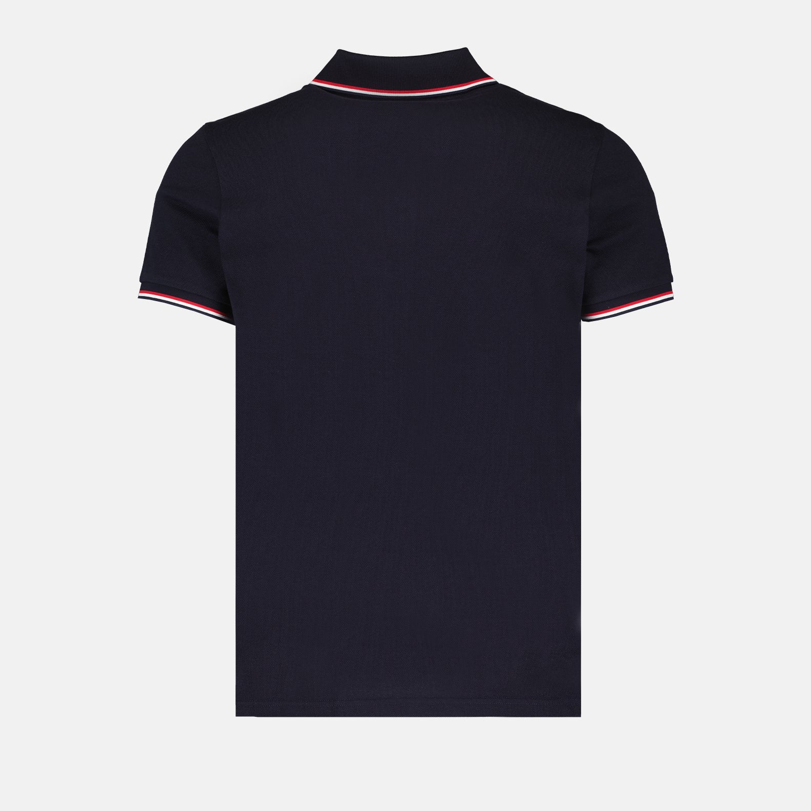 Polos Polo con logo y ribete Moncler azul oscuro Homme