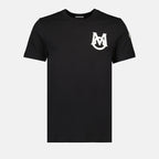 Tシャツ MロゴTシャツ Moncler 黒 男