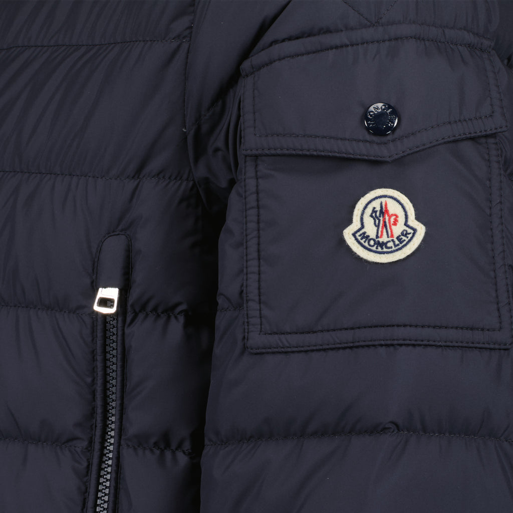 Manteaux Dououne Galion Moncler Bleu Homme