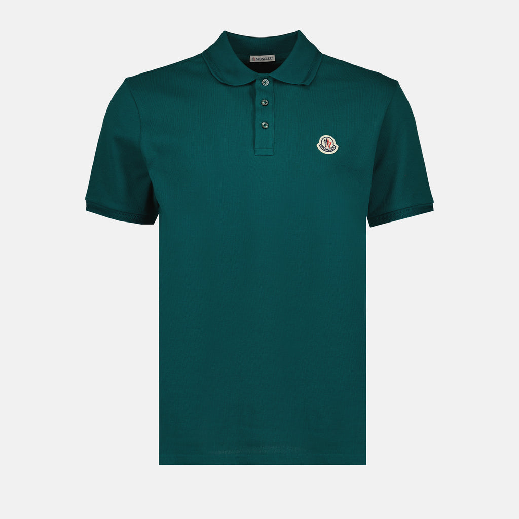 Polos Polo à logo Moncler Verde Homme