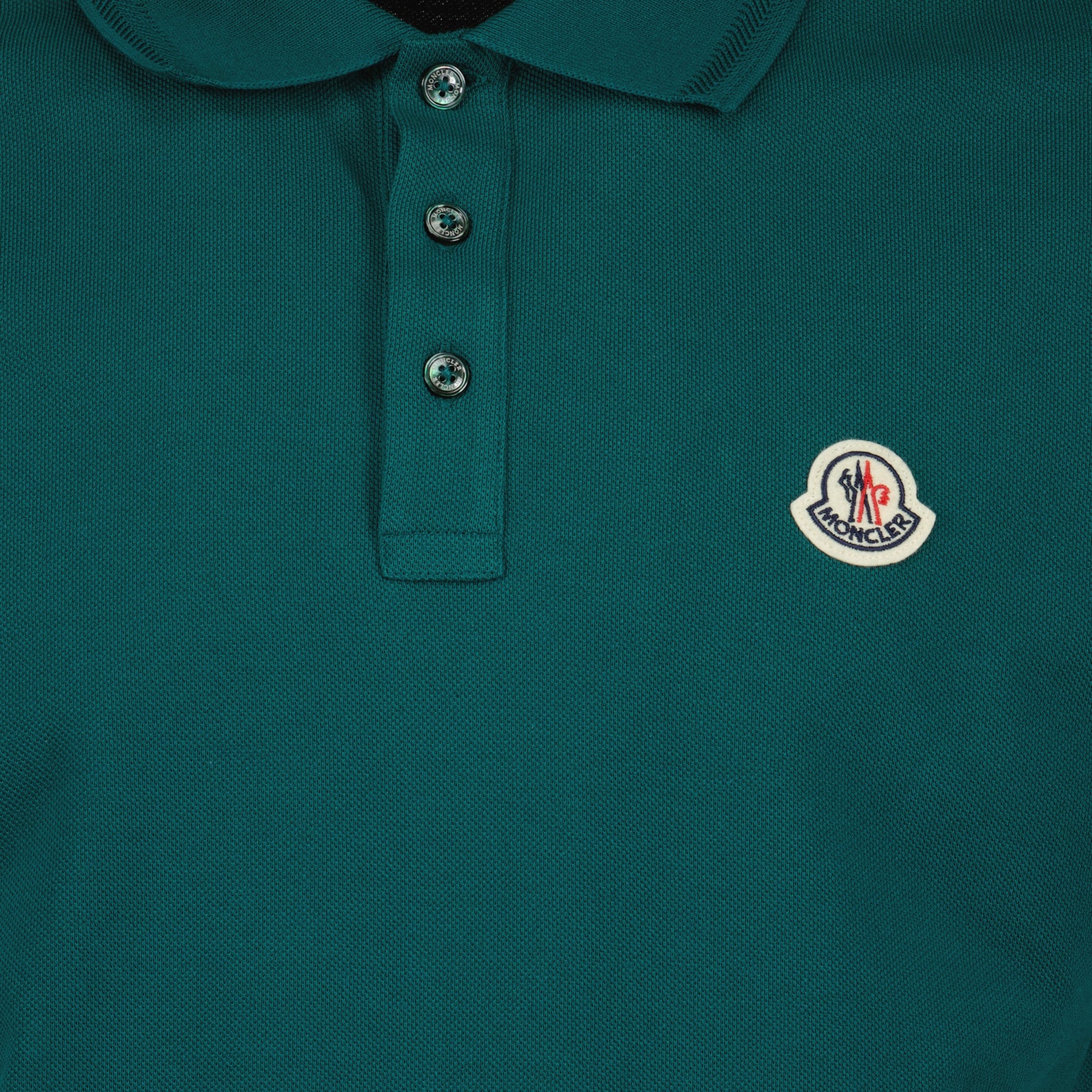 Polos Polo à logo Moncler Verde Homme