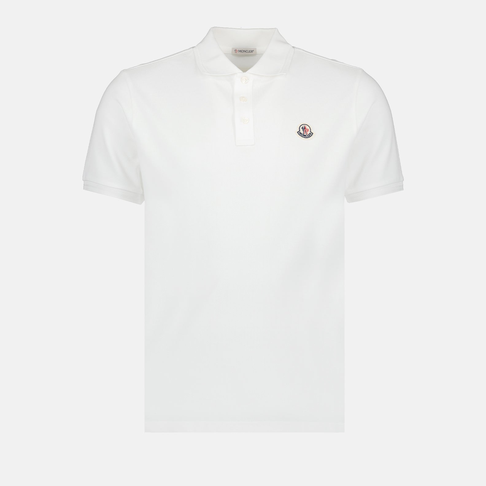 Polos Polo à logo Moncler Branco Homme