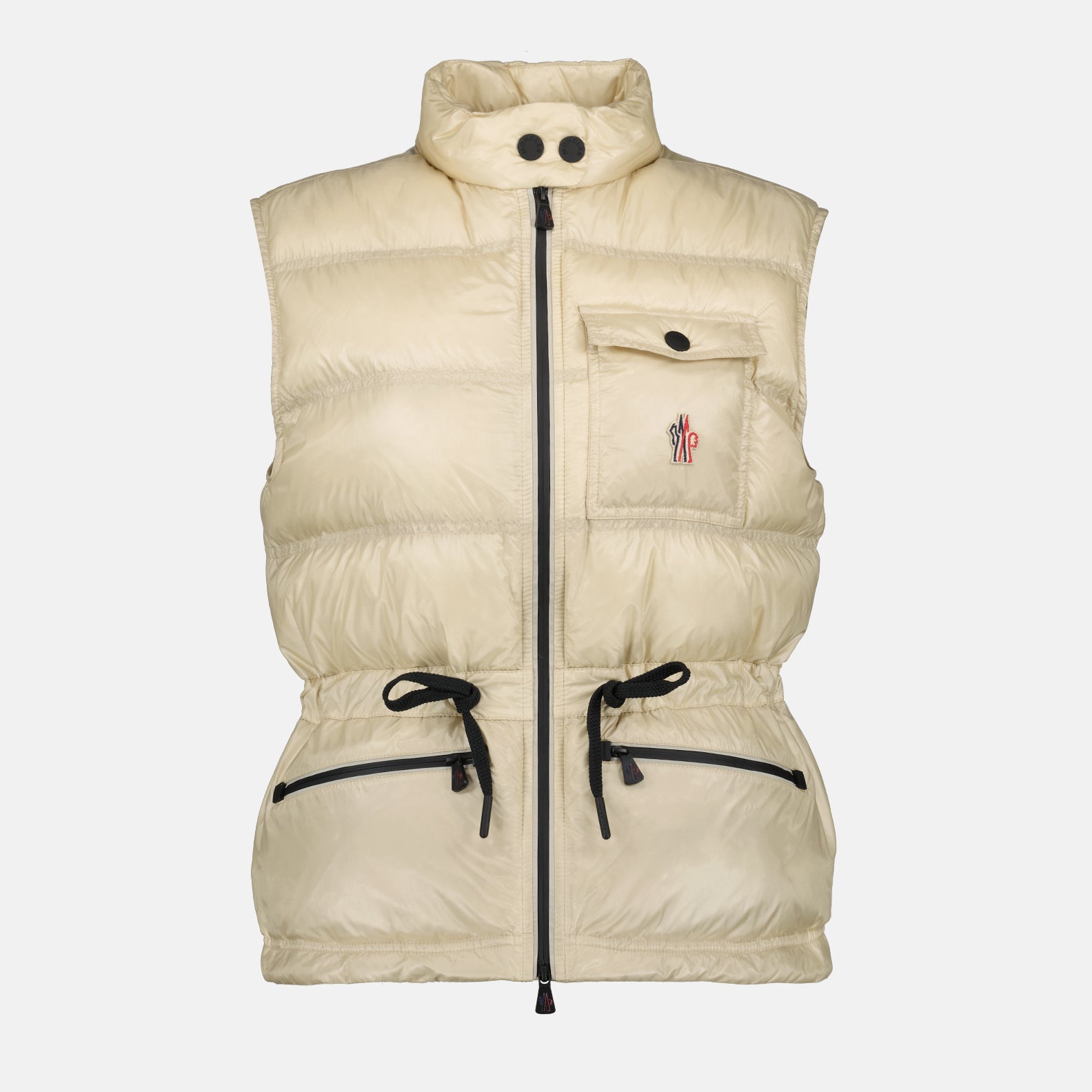 Manteaux Doudoune sans manches Arolles Moncler Grenoble Beige Femme