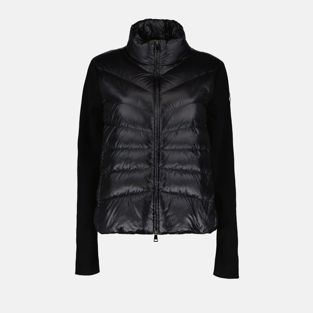 Jackets Bi-material jacket Moncler Black Femme