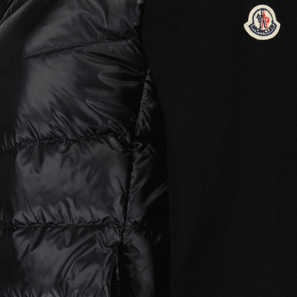 Jackets Bi-material jacket Moncler Black Femme
