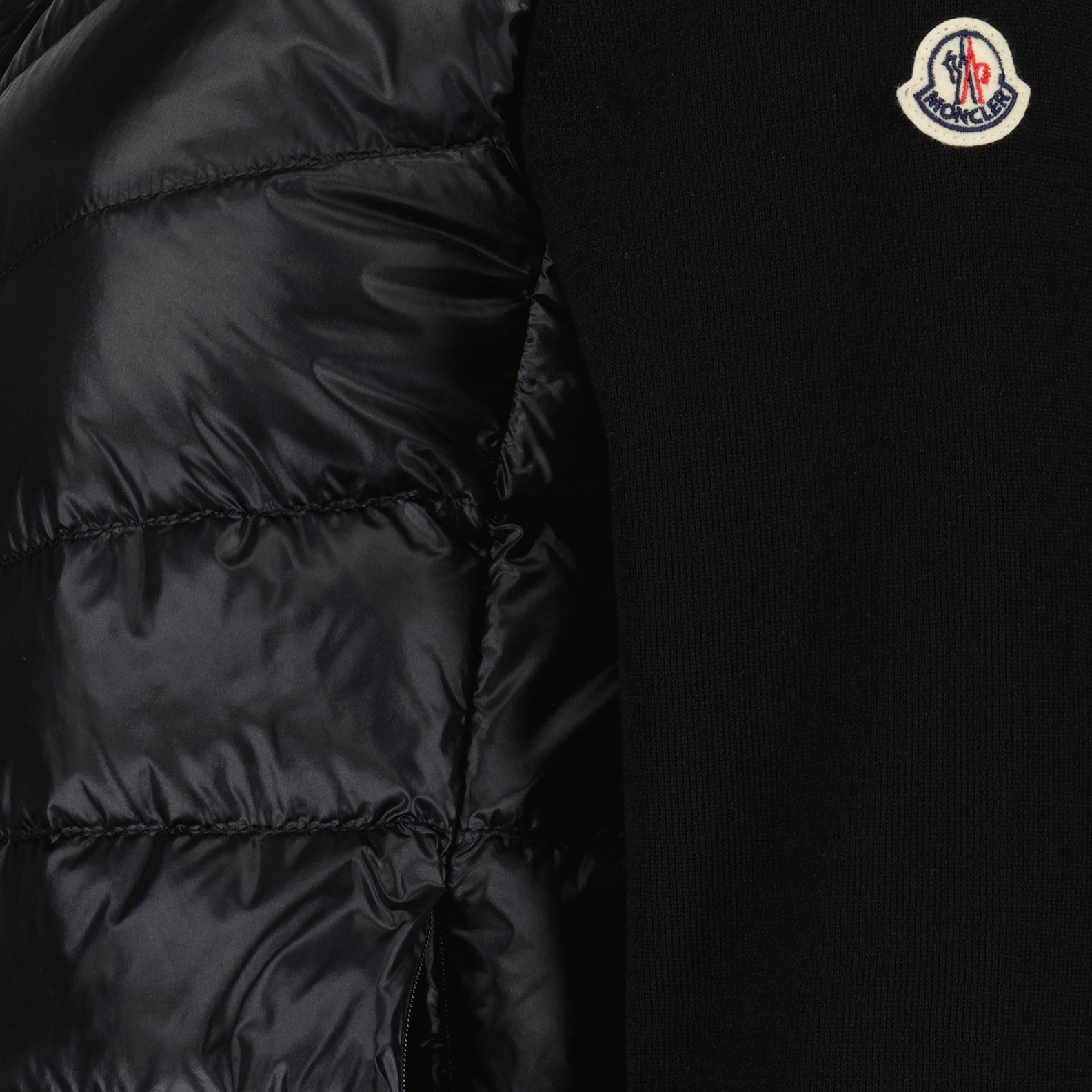 Jackets Bi-material jacket Moncler Black Femme