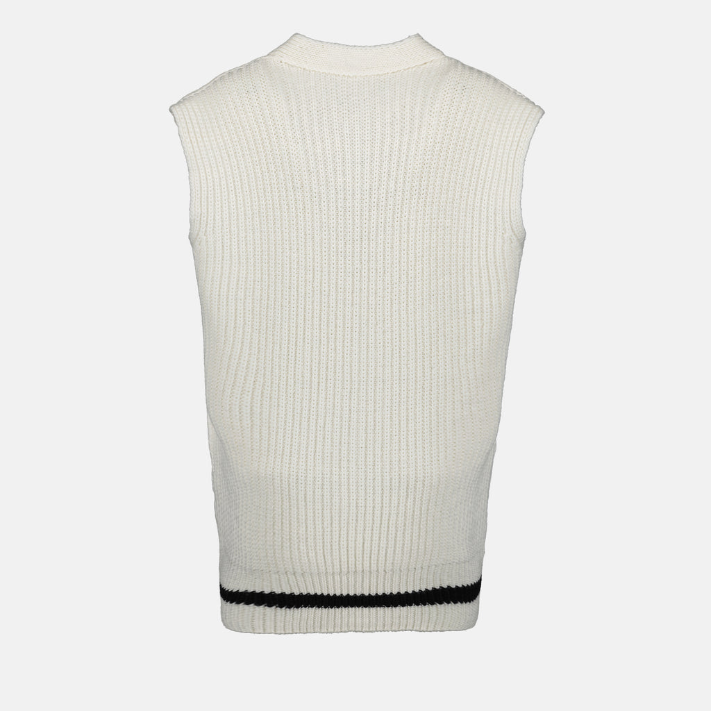 Maille Cardigan sans manches Moncler Blanc Femme