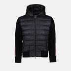 Vestes Veste bi-matière Moncler Noir Homme